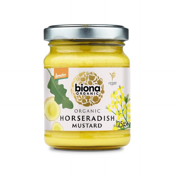 Picture of Biona Organic Horseradish Mustard - 125g